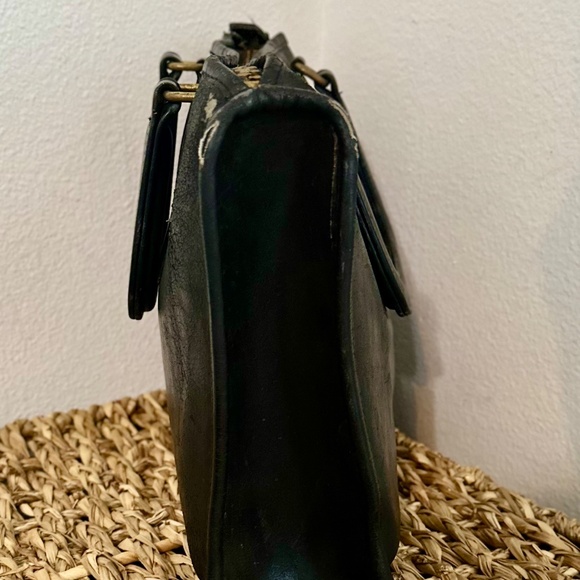 Vintage COACH Purse Leather Slim Satchel Bag New York City Preowned 13x7” - Picture 3 of 8